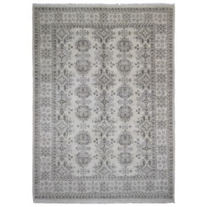 Darby Home Co One-of-a-Kind Mitchel Oriental Hand-Woven Wool Gray/Beige Area Rug DRBH5923